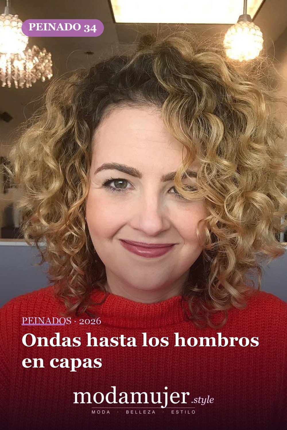 Ondas hasta los hombros en capas — 50 cortes de pelo ondulados cortos absolutamente nuevos para 2026