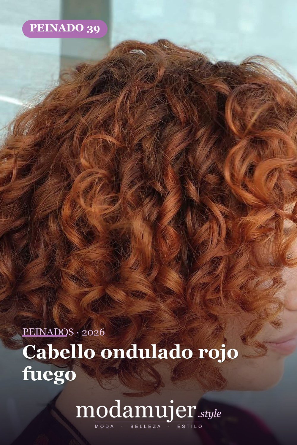 Cabello ondulado rojo fuego — 50 cortes de pelo ondulados cortos absolutamente nuevos para 2026