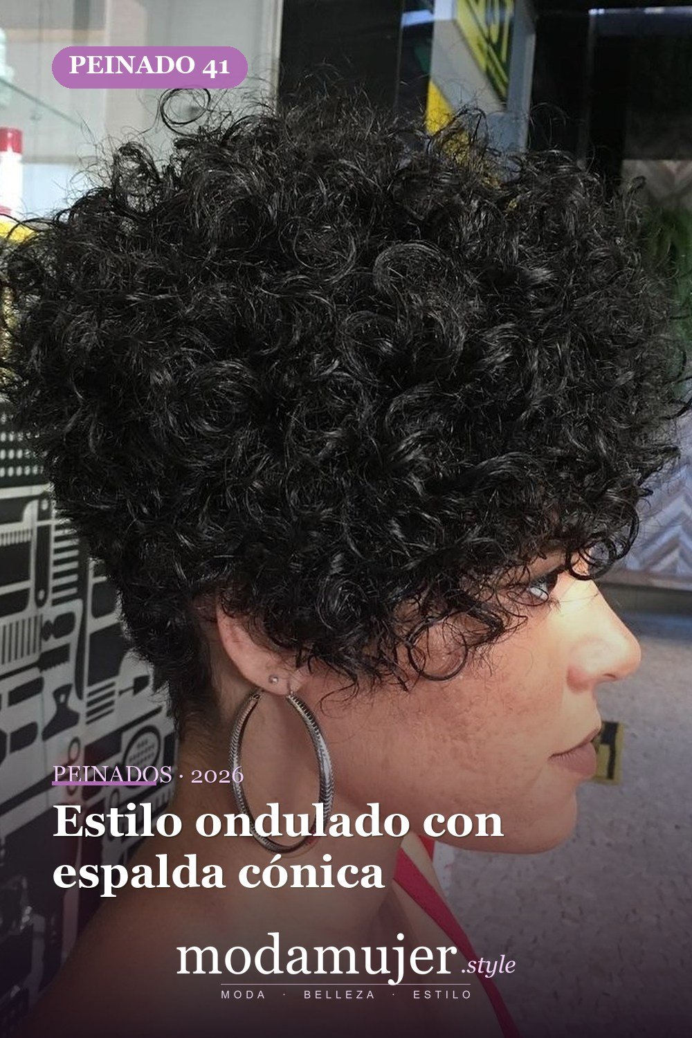 Estilo ondulado con espalda cónica — 50 cortes de pelo ondulados cortos absolutamente nuevos para 2026