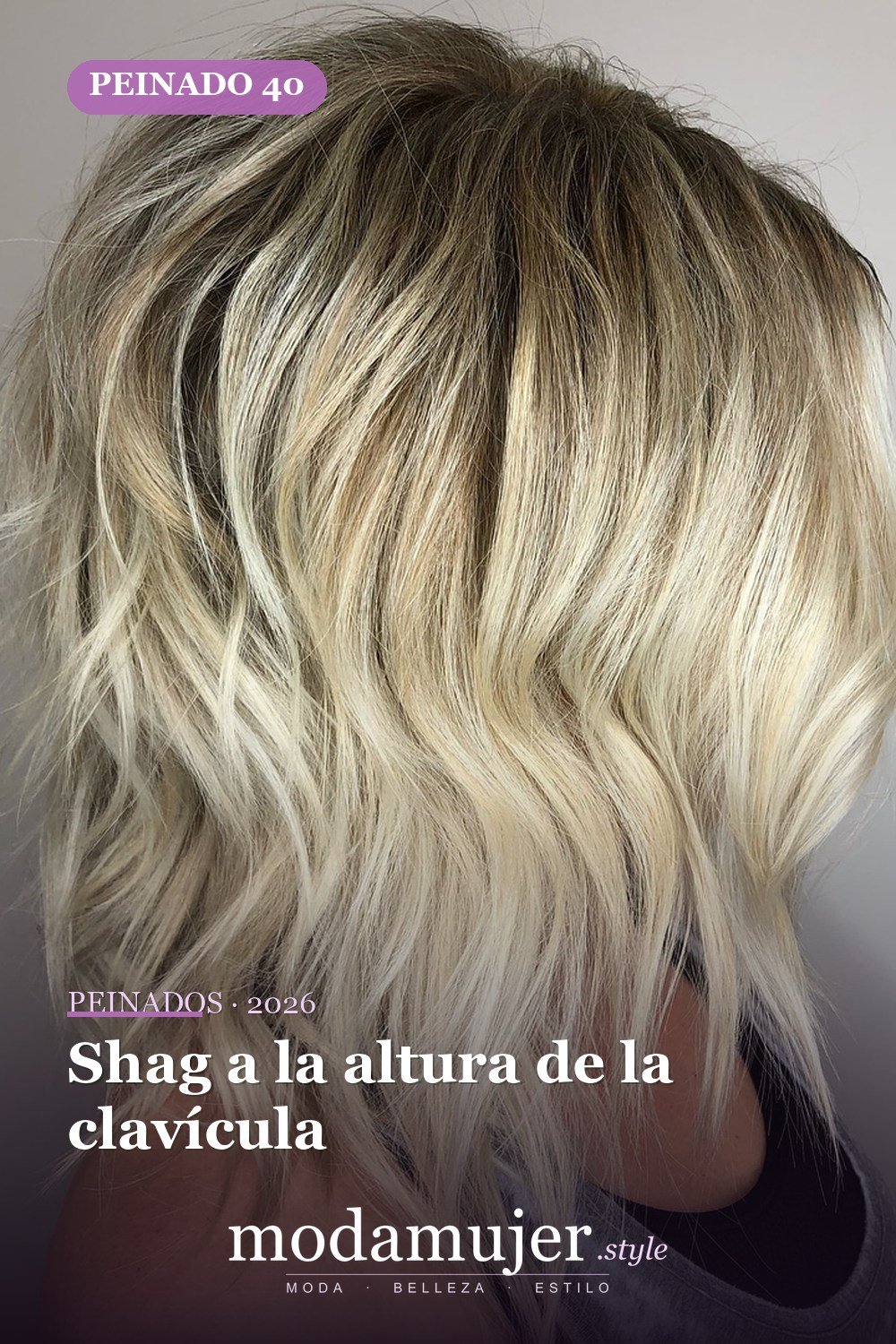 Shag a la altura de la clavícula — 50 cortes shag de melena media para todo tipo de cabello