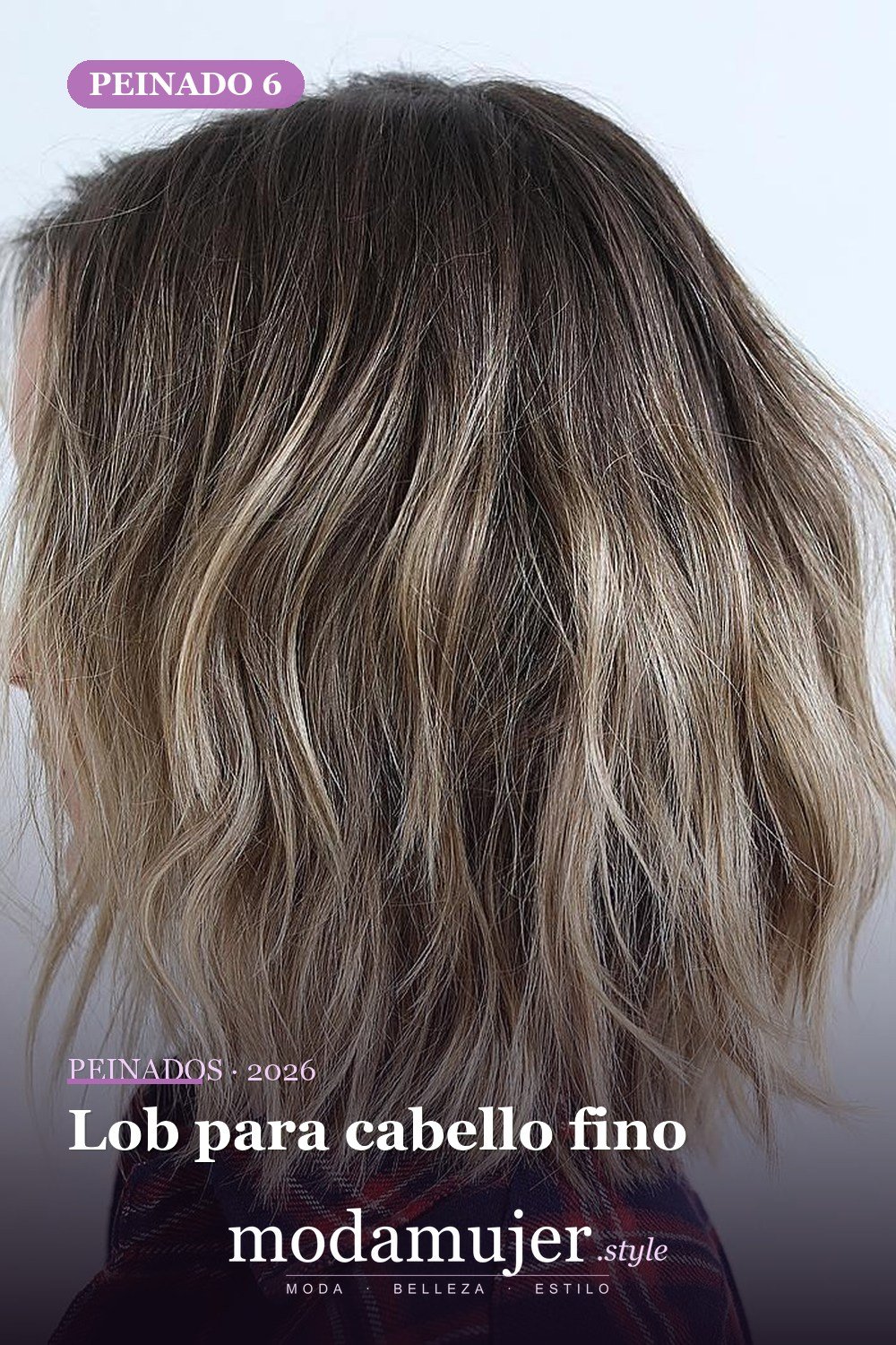 Lob para cabello fino — 50 deliciosos peinados largos de bob (lob)