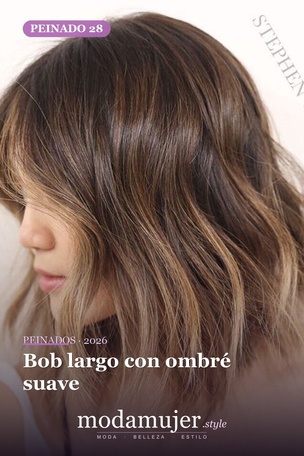 Bob largo con ombré suave — 50 deliciosos peinados largos de bob (lob)