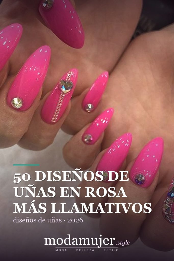 50 Diseños de uñas en rosa más llamativos - ModaMujer