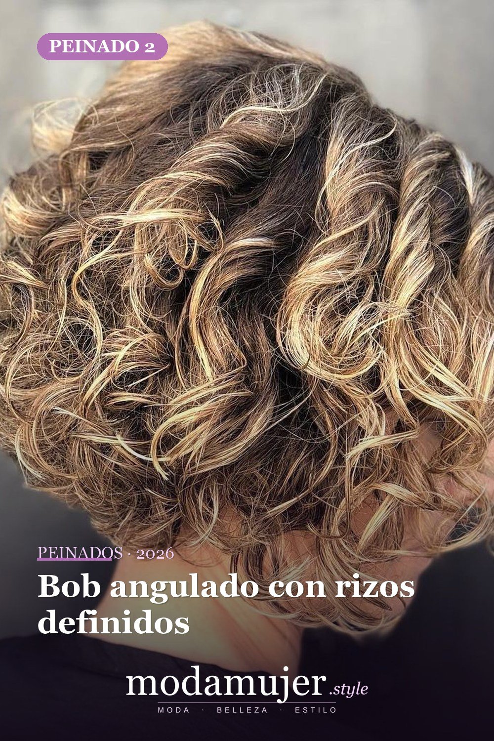 Bob angulado con rizos definidos — 50 ideas de bob rizado: los mejores peinados de 2026 para cada tipo de rizo