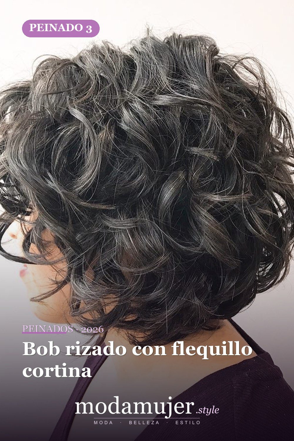 Bob rizado con flequillo cortina — 50 ideas de bob rizado: los mejores peinados de 2026 para cada tipo de rizo
