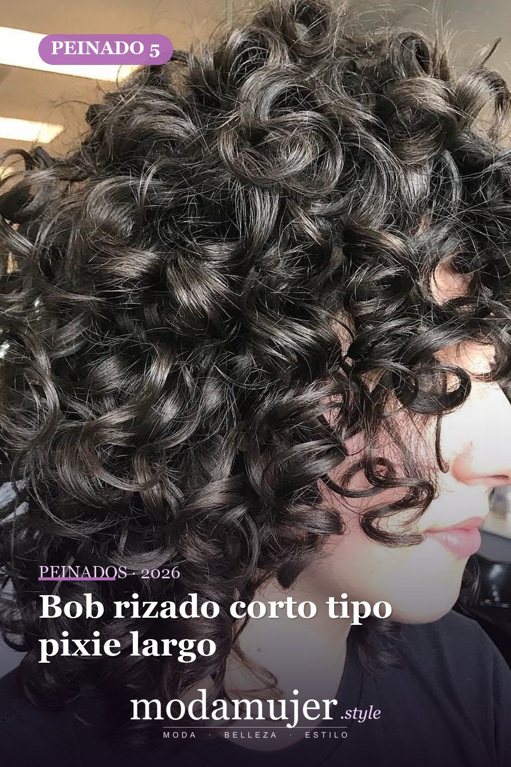 Bob rizado corto tipo pixie largo — 50 ideas de bob rizado: los mejores peinados de 2026 para cada tipo de rizo