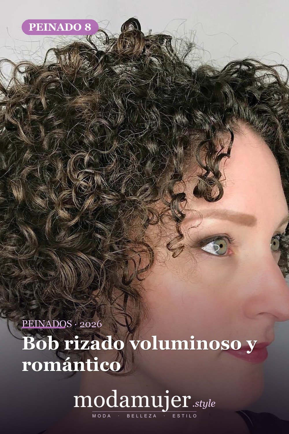 Bob rizado voluminoso y romántico — 50 ideas de bob rizado: los mejores peinados de 2026 para cada tipo de rizo
