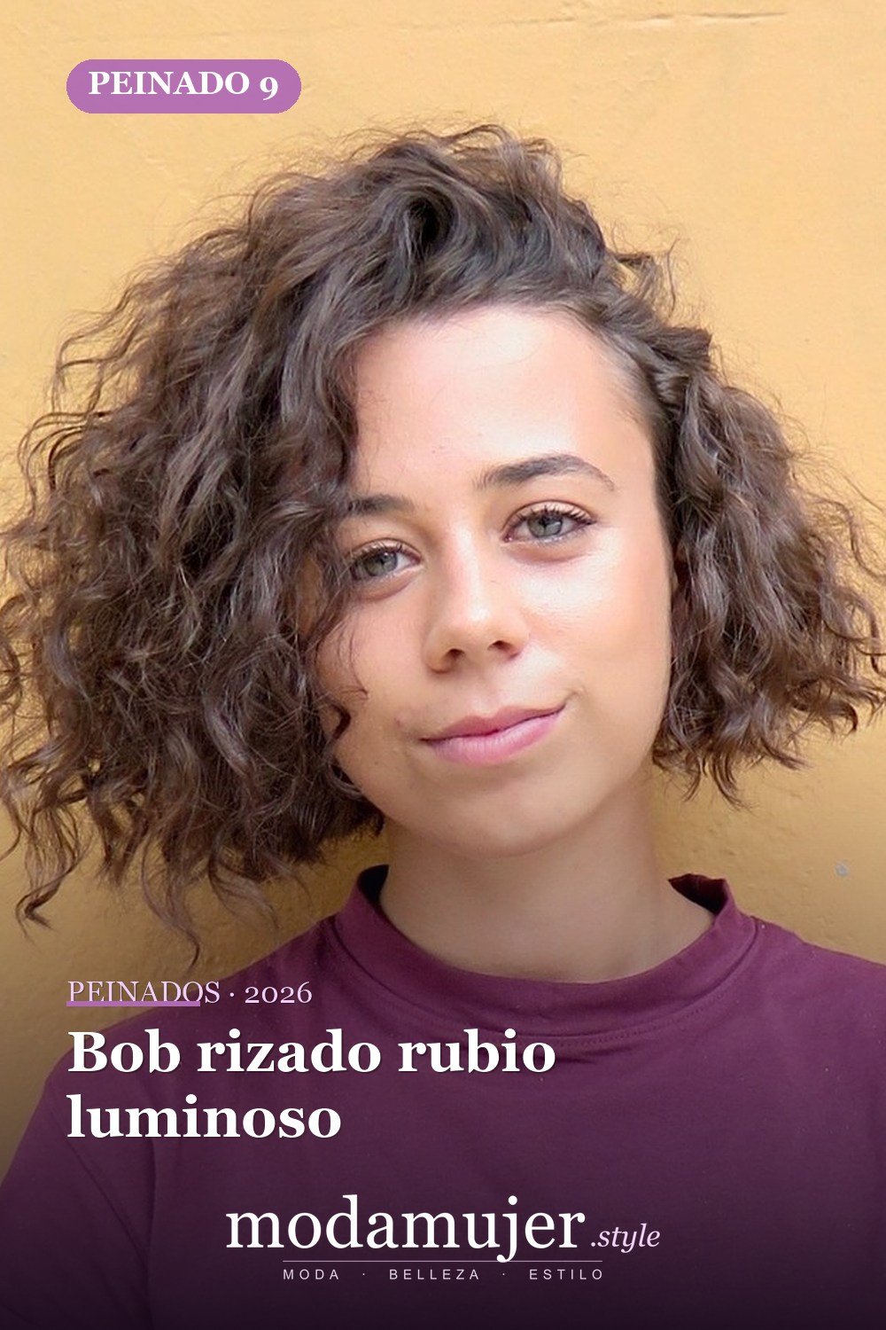 Bob rizado rubio luminoso — 50 ideas de bob rizado: los mejores peinados de 2026 para cada tipo de rizo