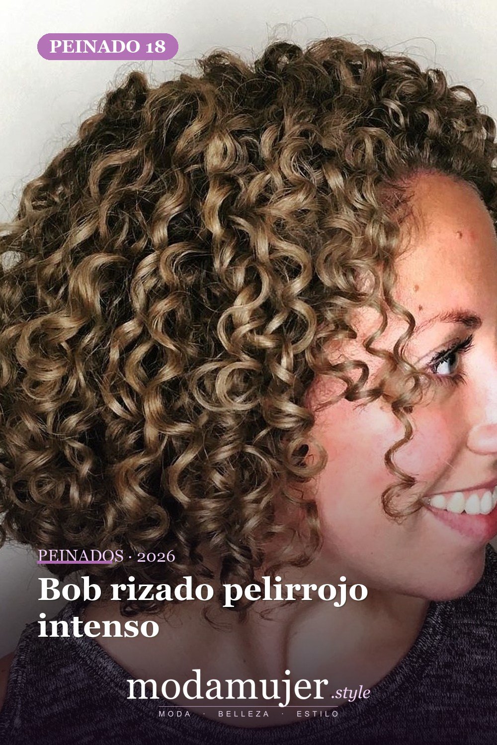 Bob rizado pelirrojo intenso — 50 ideas de bob rizado: los mejores peinados de 2026 para cada tipo de rizo