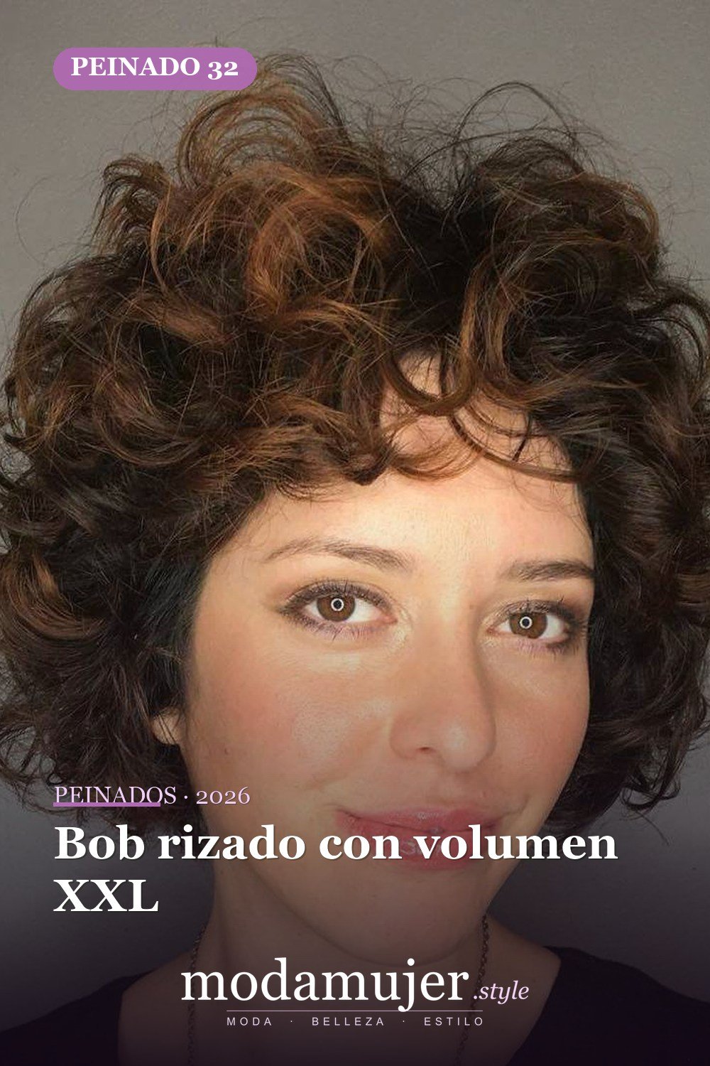 Bob rizado con volumen XXL — 50 ideas de bob rizado: los mejores peinados de 2026 para cada tipo de rizo