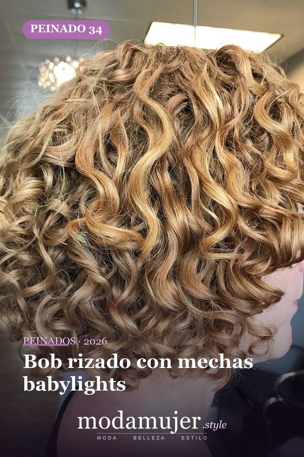 Bob rizado con mechas babylights — 50 ideas de bob rizado: los mejores peinados de 2026 para cada tipo de rizo