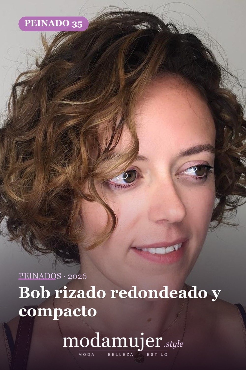 Bob rizado redondeado y compacto — 50 ideas de bob rizado: los mejores peinados de 2026 para cada tipo de rizo
