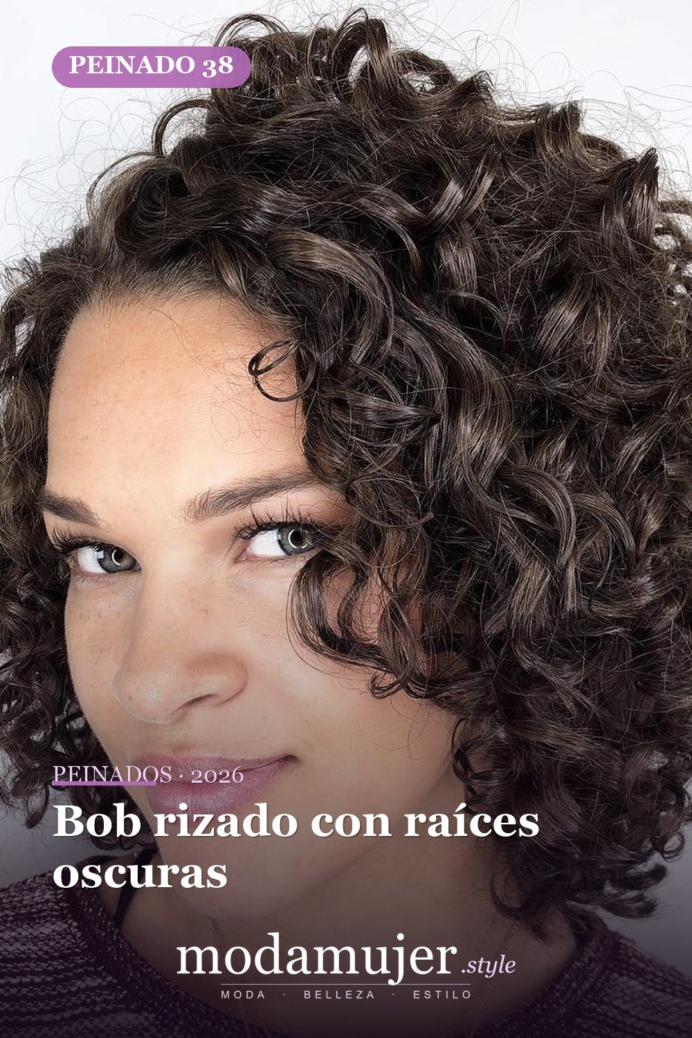 Bob rizado con raíces oscuras — 50 ideas de bob rizado: los mejores peinados de 2026 para cada tipo de rizo
