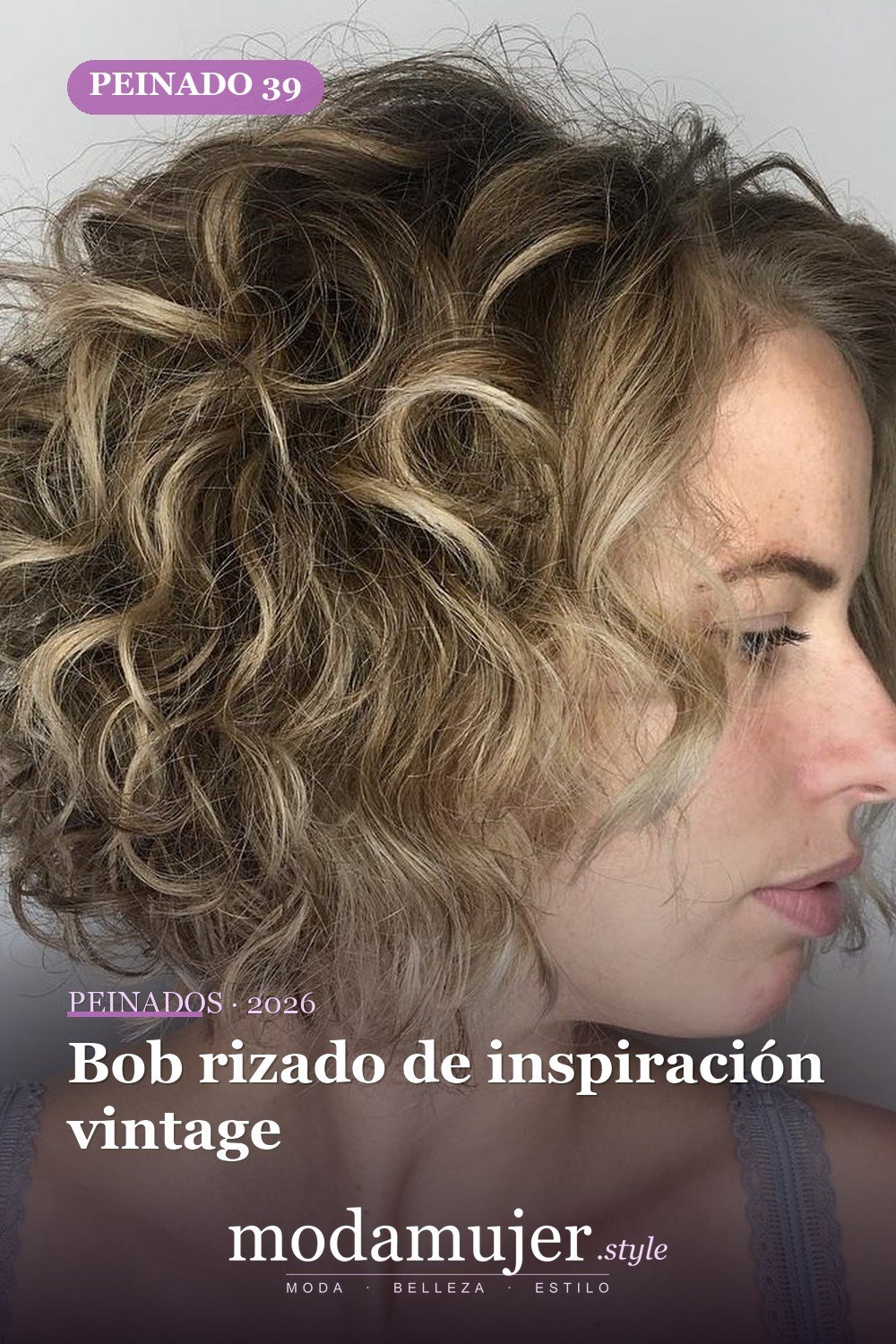 Bob rizado de inspiración vintage — 50 ideas de bob rizado: los mejores peinados de 2026 para cada tipo de rizo
