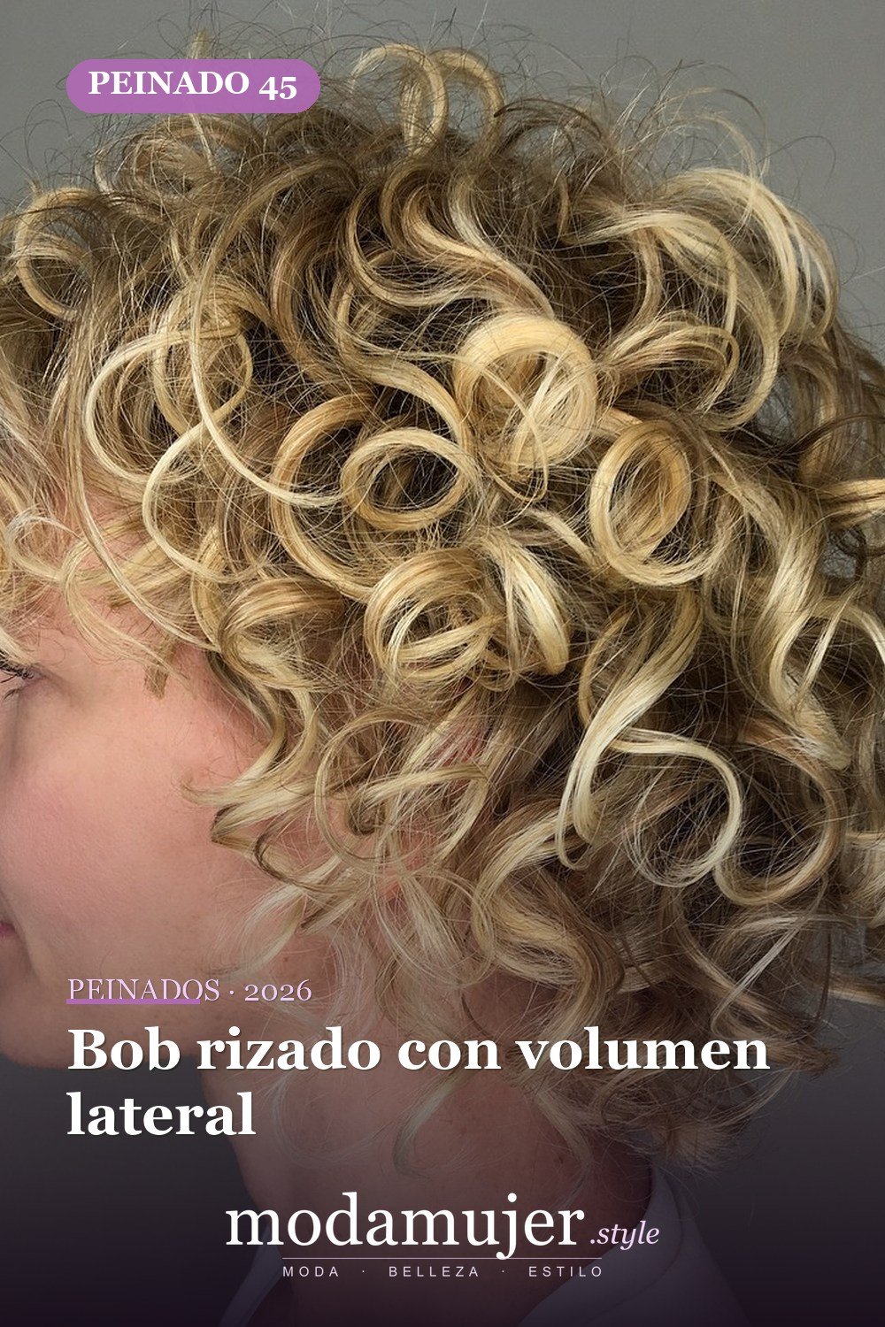 Bob rizado con volumen lateral — 50 ideas de bob rizado: los mejores peinados de 2026 para cada tipo de rizo