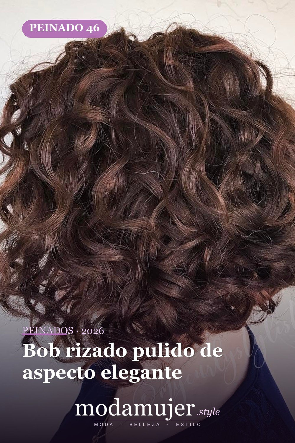 Bob rizado pulido de aspecto elegante — 50 ideas de bob rizado: los mejores peinados de 2026 para cada tipo de rizo