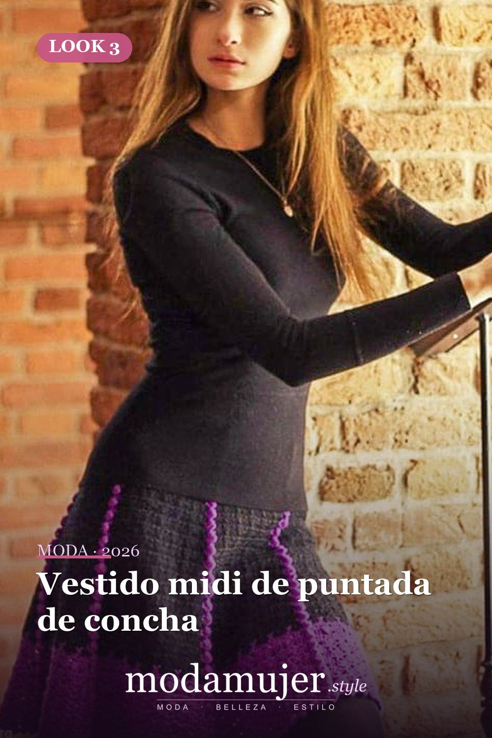 Vestido midi de puntada de concha — 50+ Ideas e imágenes de patrones de vestido de ganchillo elegantes