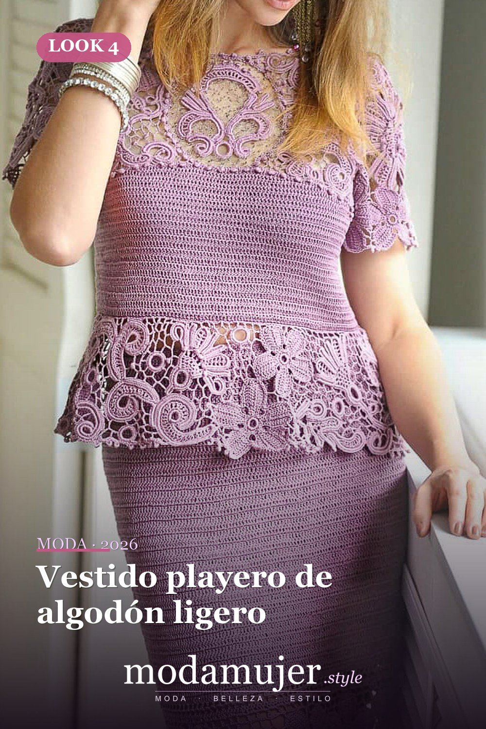 Vestido playero de algodón ligero — 50+ Ideas e imágenes de patrones de vestido de ganchillo elegantes