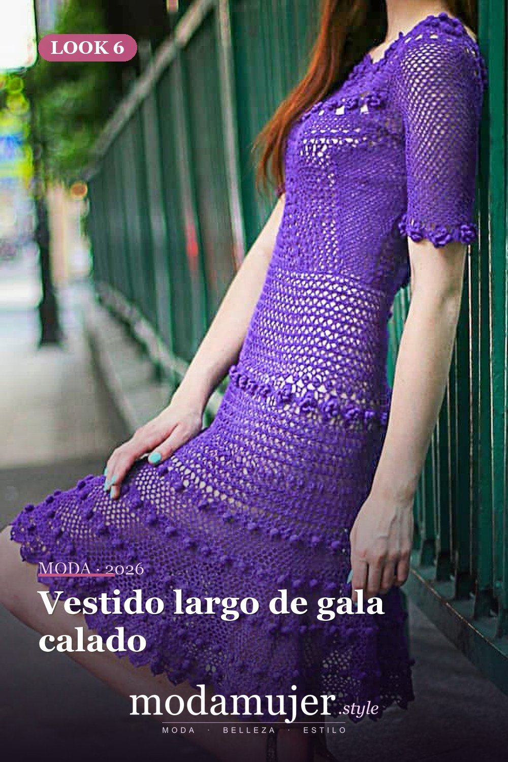 Vestido largo de gala calado — 50+ Ideas e imágenes de patrones de vestido de ganchillo elegantes