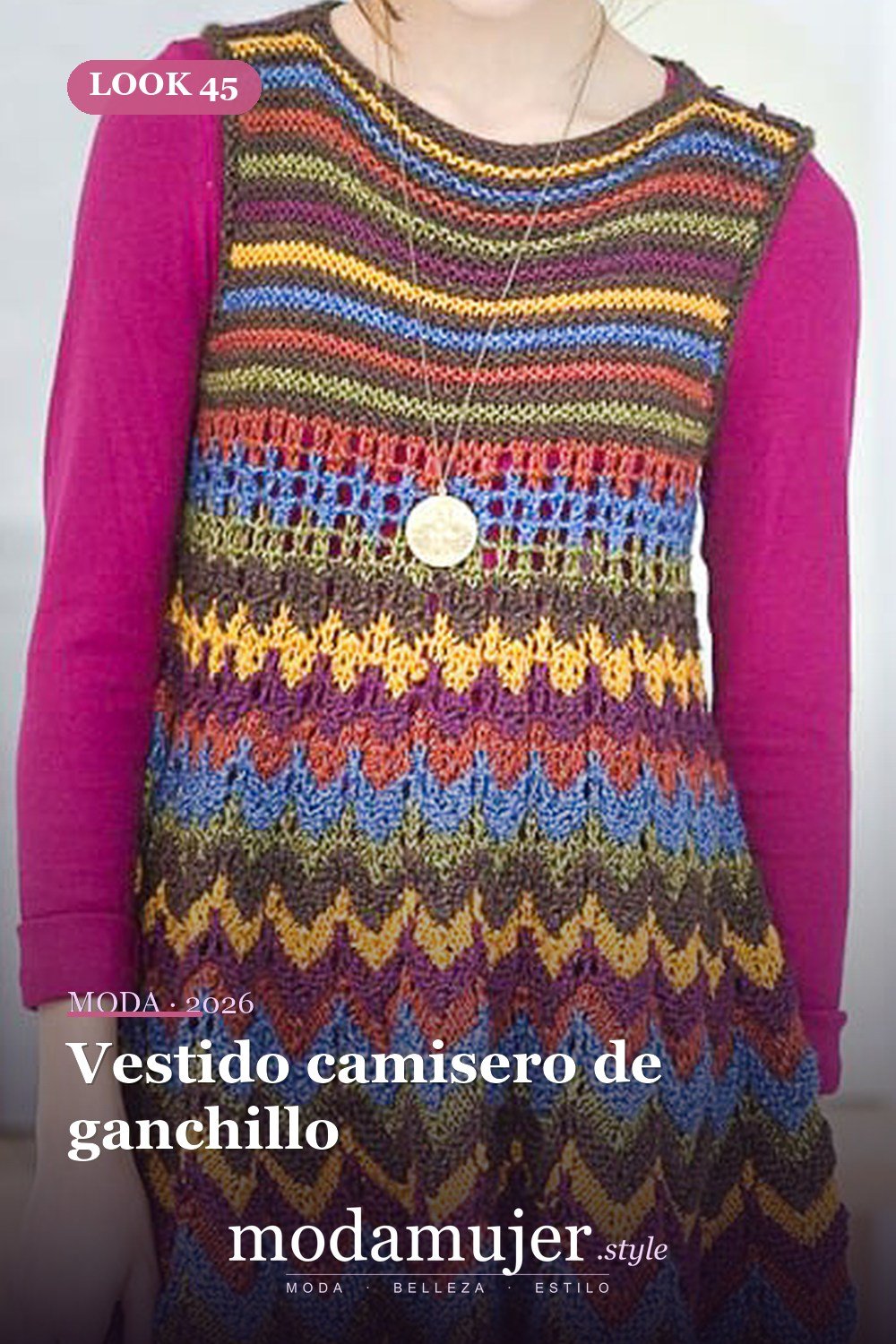 Vestido camisero de ganchillo — 50+ Ideas e imágenes de patrones de vestido de ganchillo elegantes