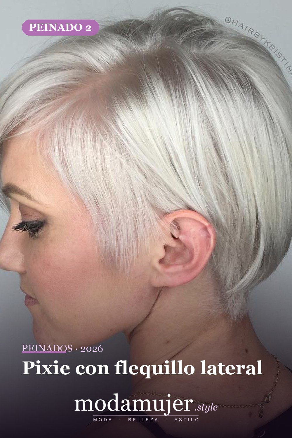 Pixie con flequillo lateral — 50 ideas frescas de corte de duendecillo picado