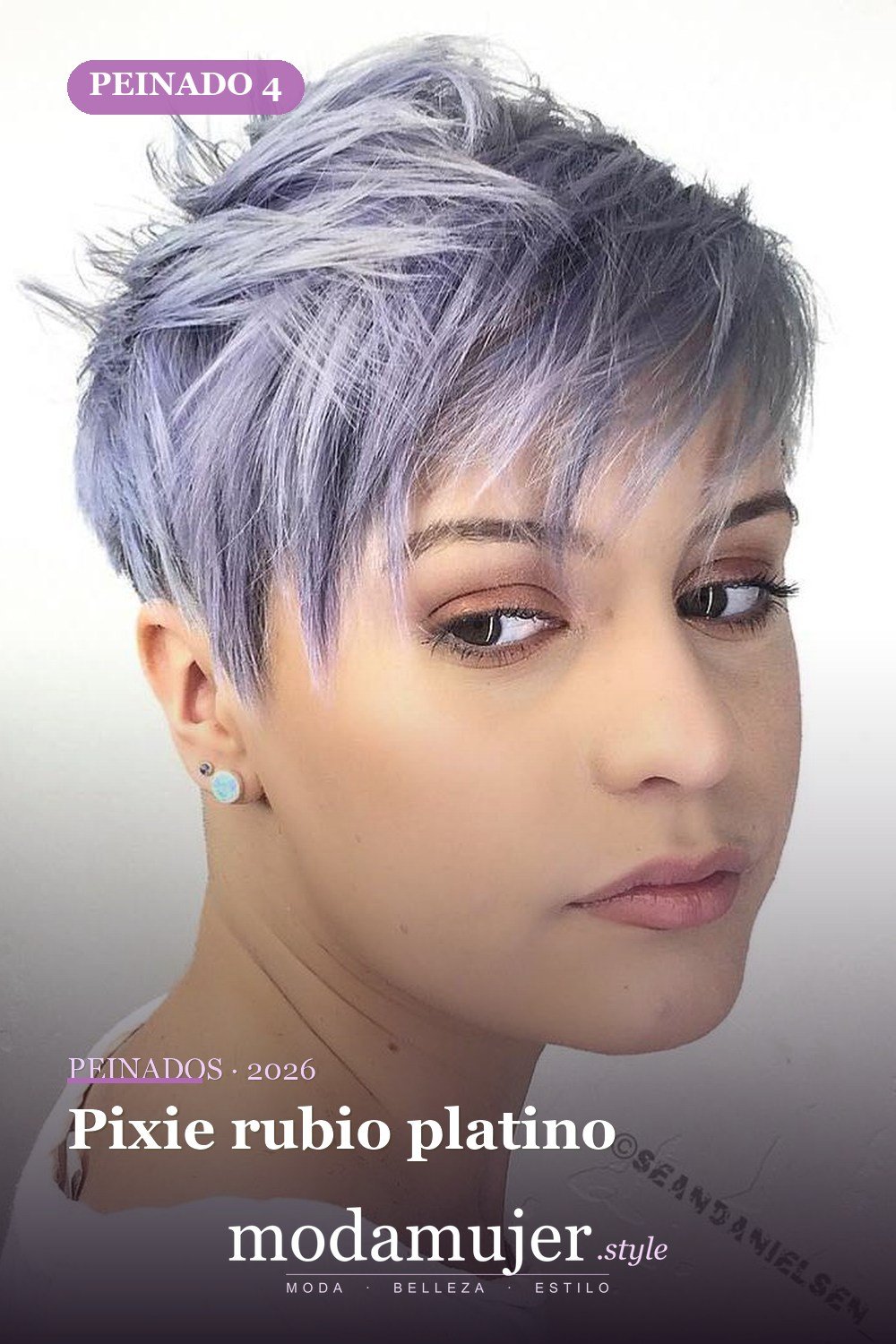 Pixie rubio platino — 50 ideas frescas de corte de duendecillo picado