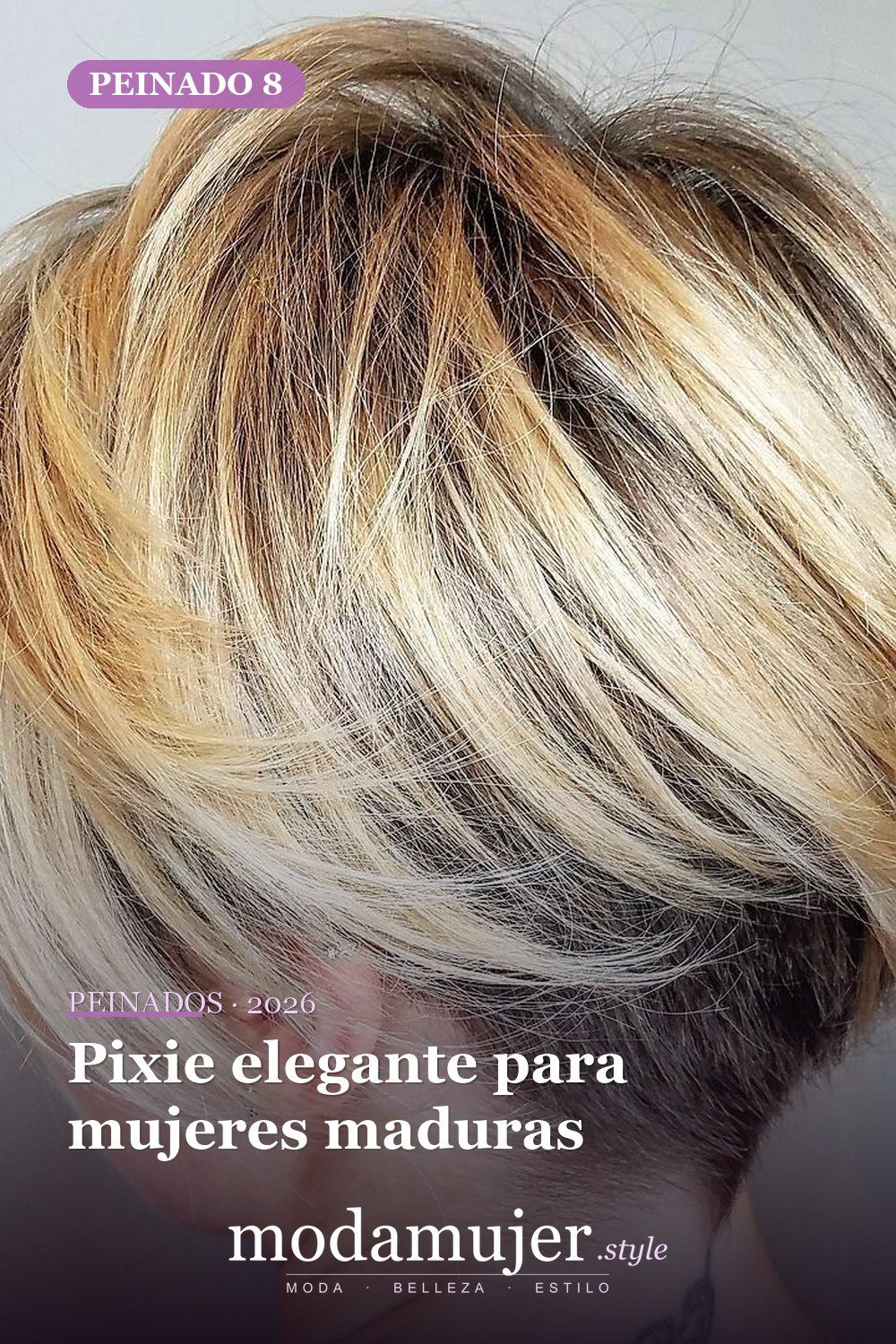 Pixie elegante para mujeres maduras — 50 ideas frescas de corte de duendecillo picado
