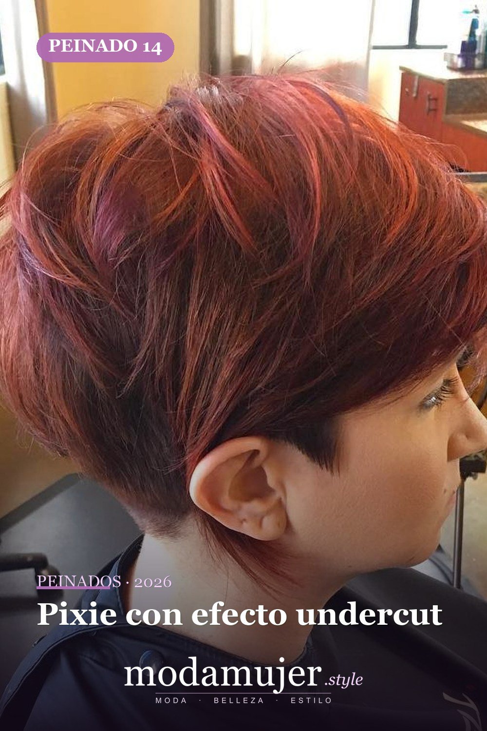 Pixie con efecto undercut — 50 ideas frescas de corte de duendecillo picado