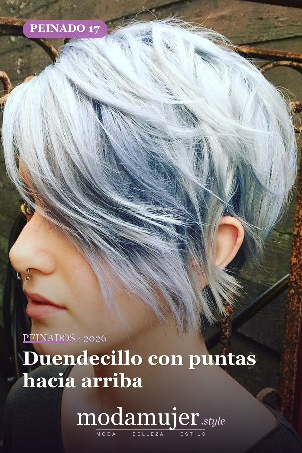 Duendecillo con puntas hacia arriba — 50 ideas frescas de corte de duendecillo picado