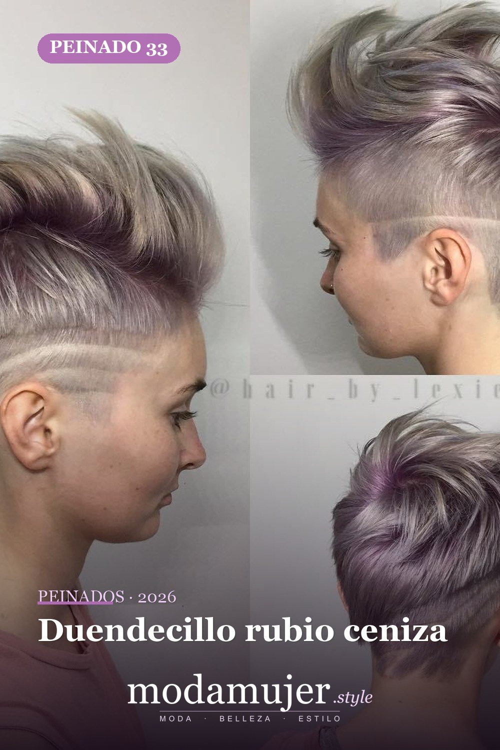 Duendecillo rubio ceniza — 50 ideas frescas de corte de duendecillo picado