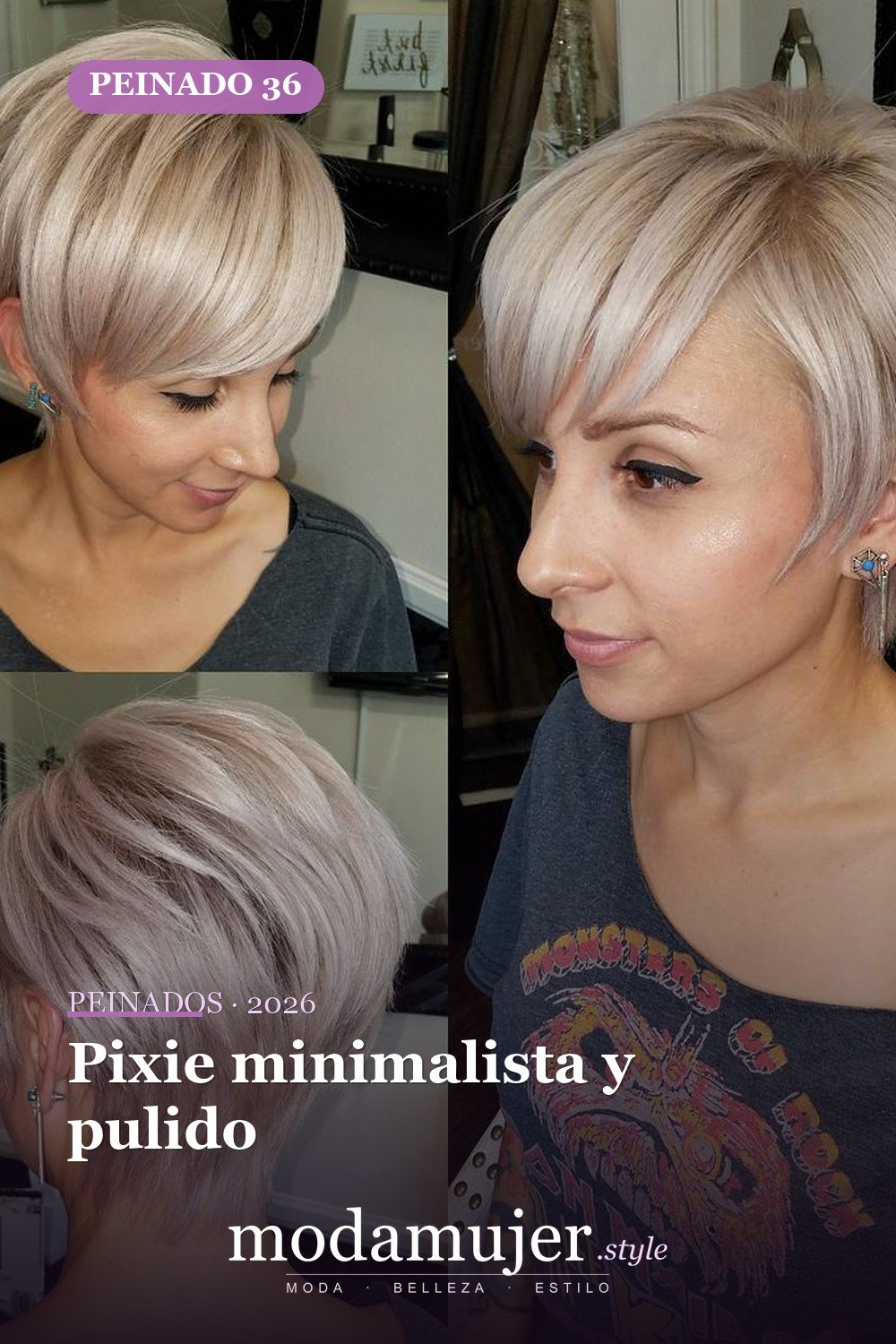 Pixie minimalista y pulido — 50 ideas frescas de corte de duendecillo picado