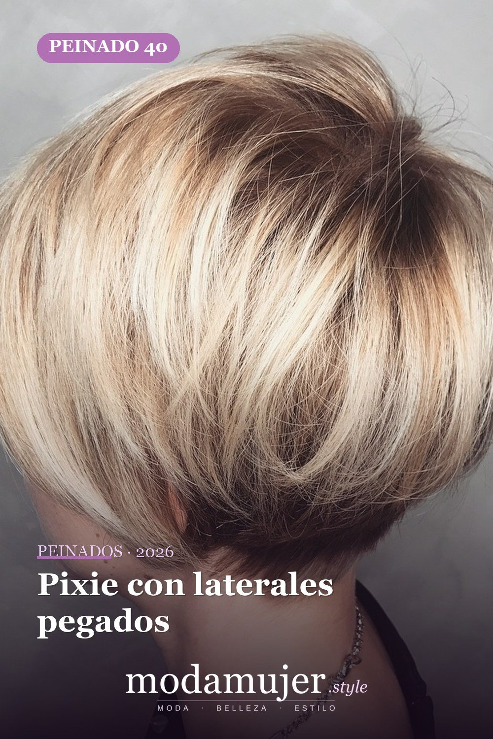 Pixie con laterales pegados — 50 ideas frescas de corte de duendecillo picado