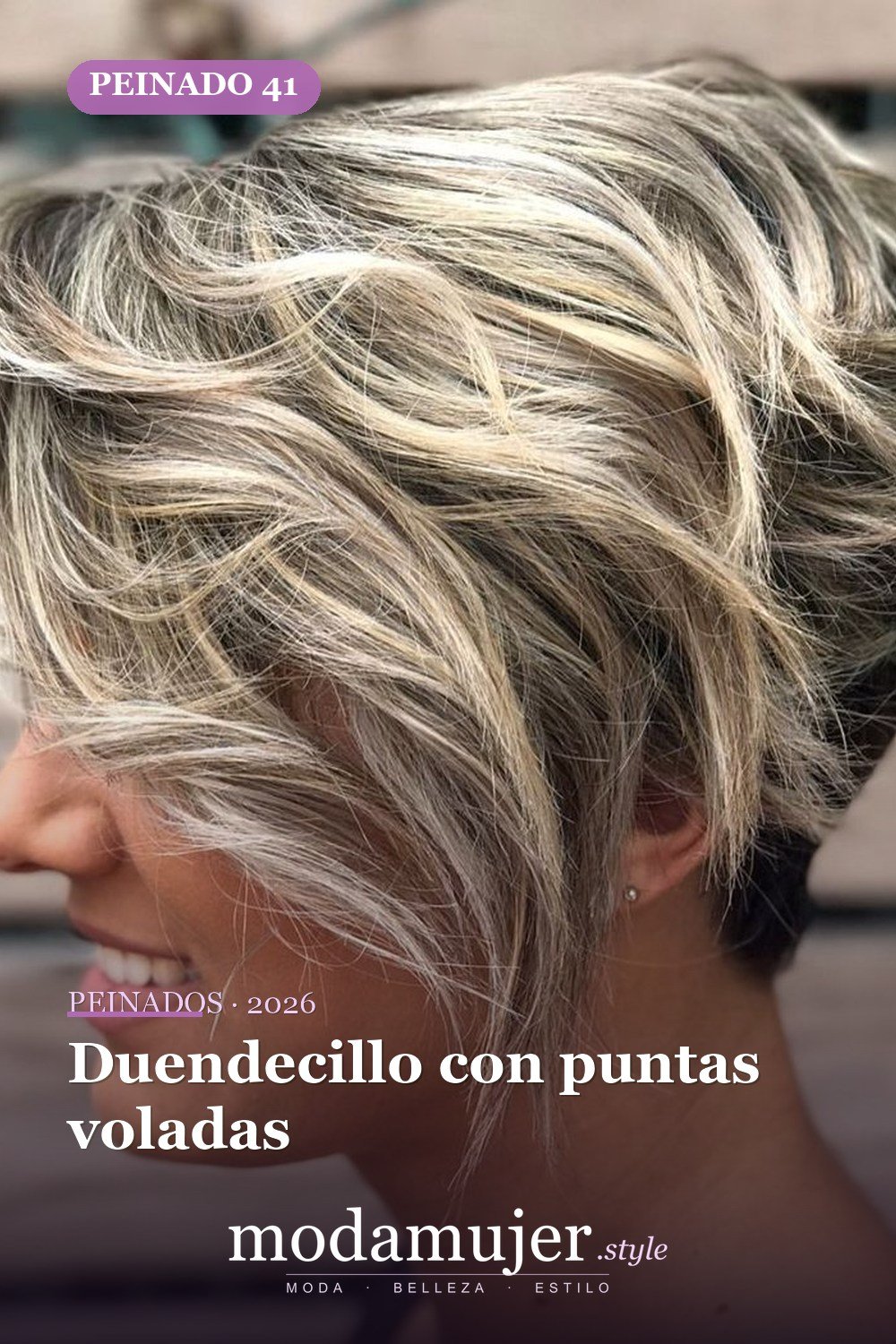 Duendecillo con puntas voladas — 50 ideas frescas de corte de duendecillo picado