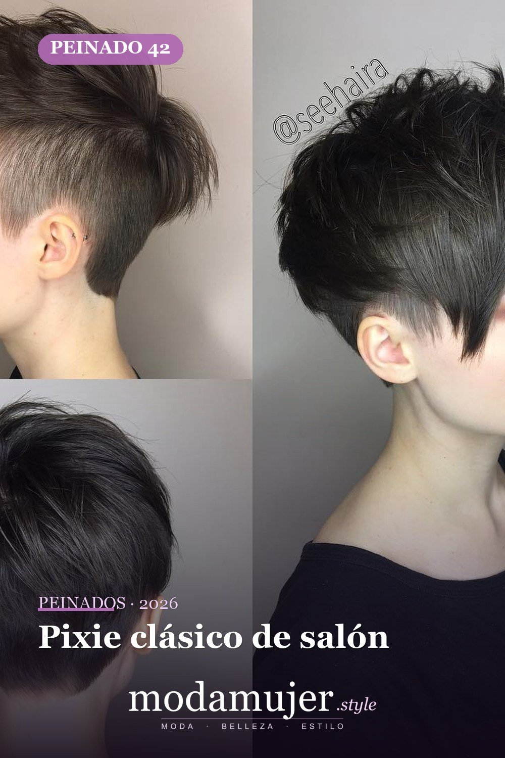 Pixie clásico de salón — 50 ideas frescas de corte de duendecillo picado