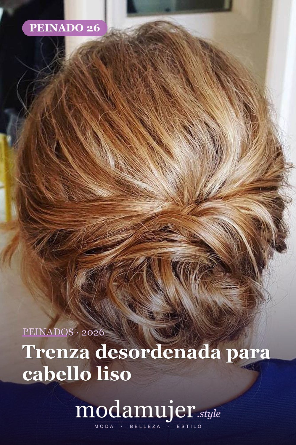 Trenza desordenada para cabello liso — 50 maravillosos peinados para cabello medio que inspiran nuevos looks