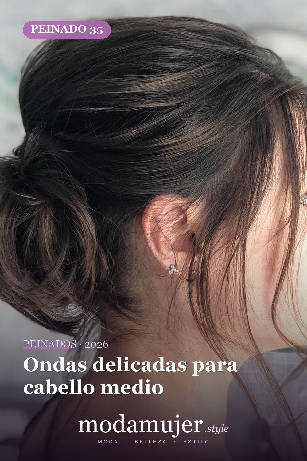 Ondas delicadas para cabello medio — 50 maravillosos peinados para cabello medio que inspiran nuevos looks