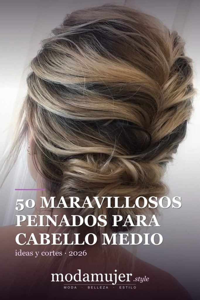 50 maravillosos peinados para cabello medio que inspiran nuevos looks - ModaMujer