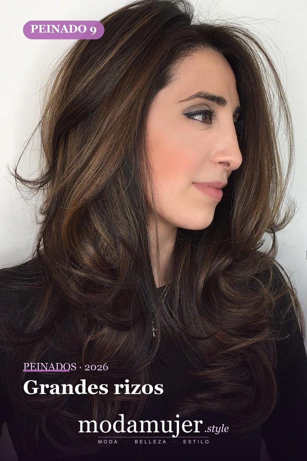 Grandes rizos — 50 mejores cortes de pelo para caras largas en 2026