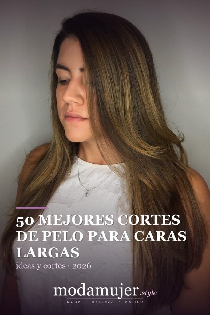 50 mejores cortes de pelo para caras largas en 2026 - ModaMujer