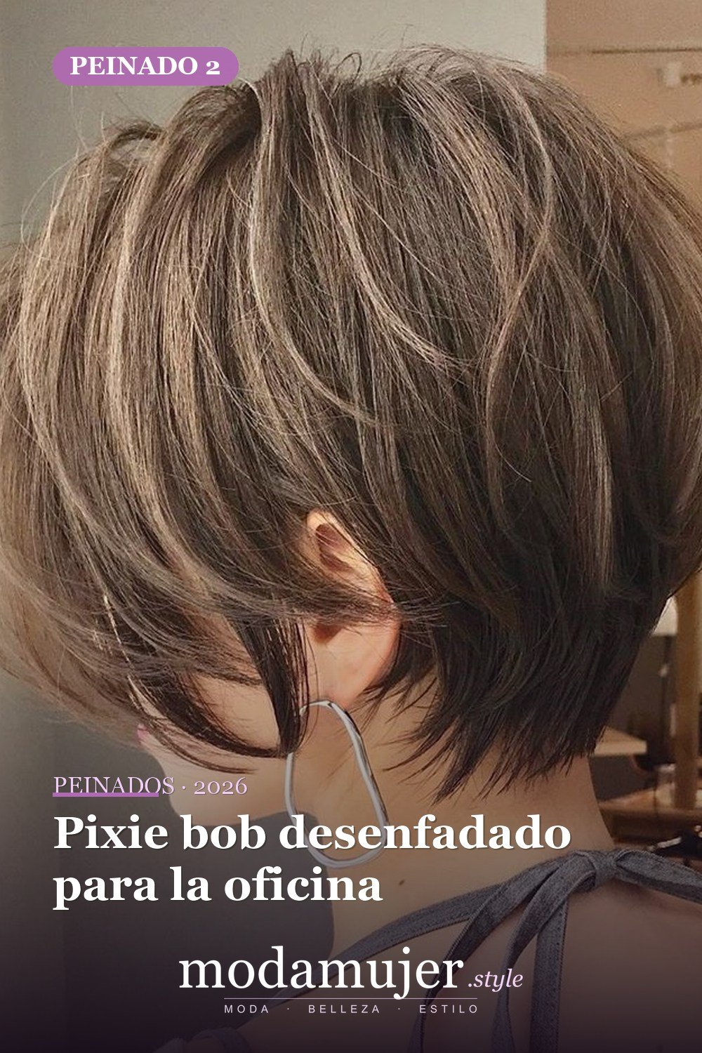 Pixie bob desenfadado para la oficina — 50 mejores ideas de cortes y peinados pixie para 2026