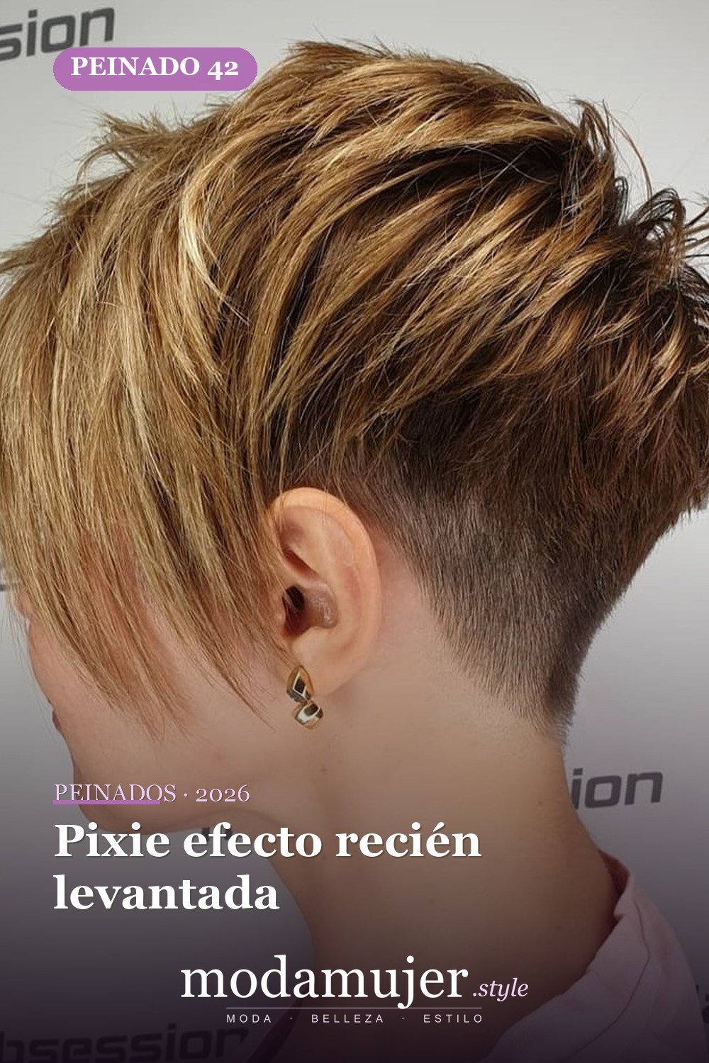 Pixie efecto recién levantada — 50 mejores ideas de cortes y peinados pixie para 2026