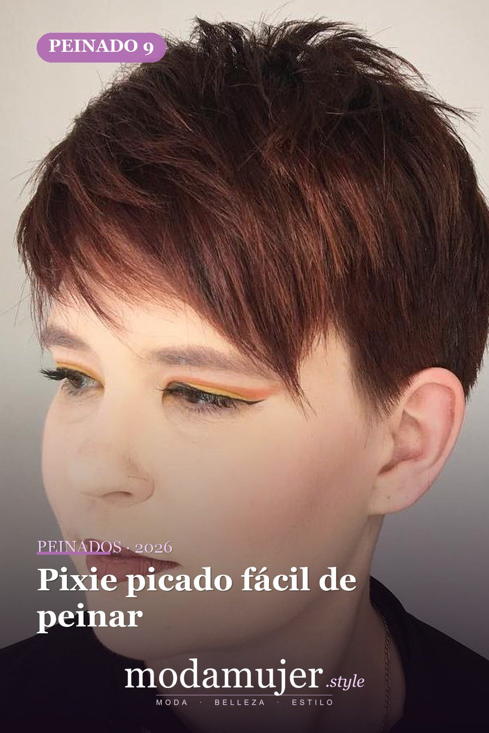 Pixie picado fácil de peinar — 50 nuevas ideas de corte de duendecillo con flequillo para la temporada actual