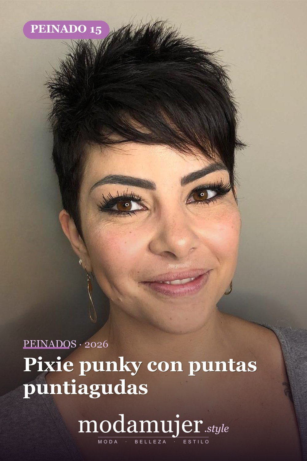 Pixie punky con puntas puntiagudas — 50 nuevas ideas de corte de duendecillo con flequillo para la temporada actual