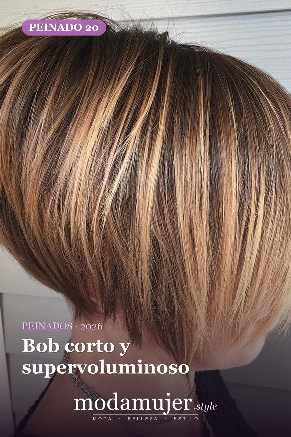 Bob corto y supervoluminoso — 50 nuevos cortes de pelo cortos y peinados bob para 2026