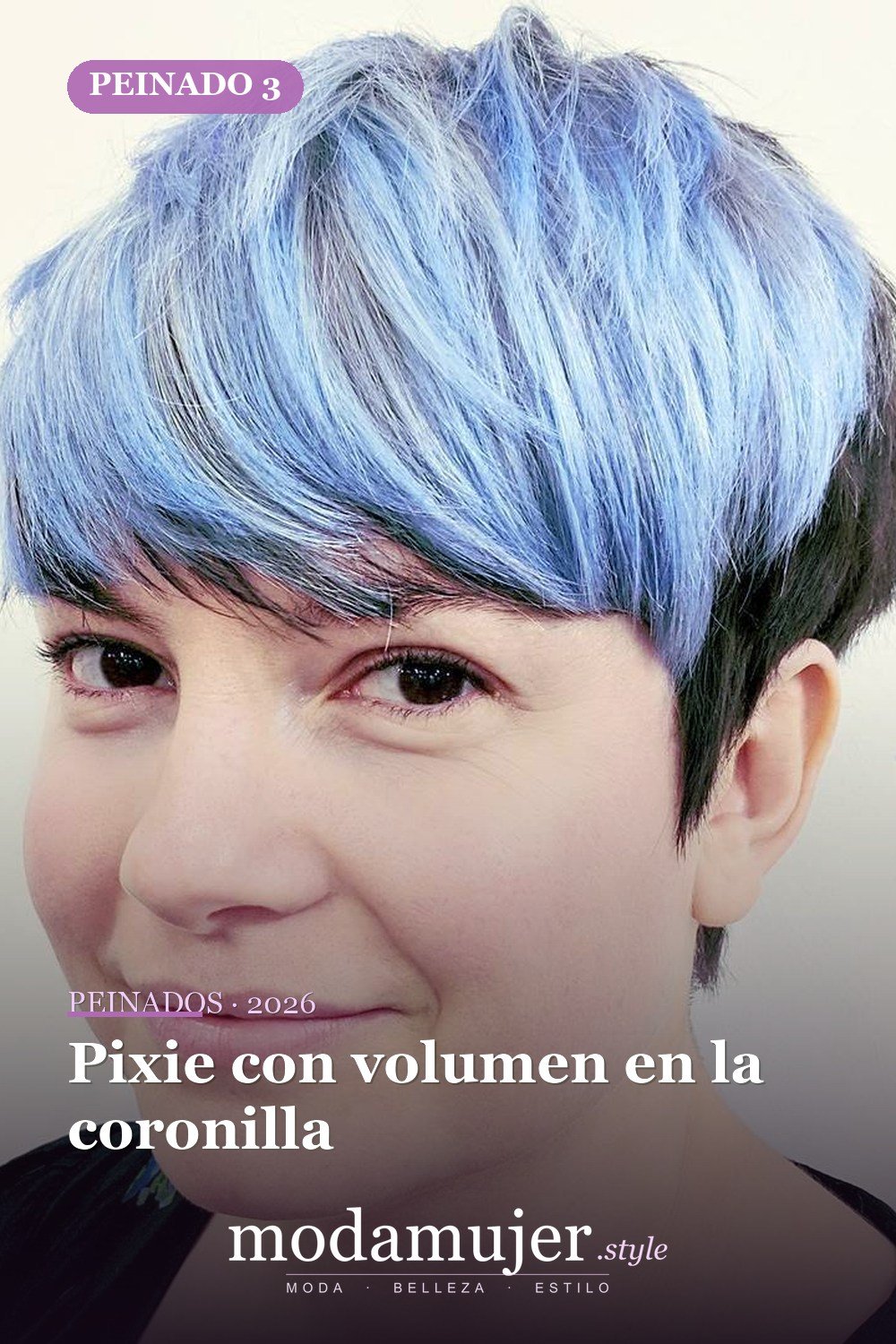 Pixie con volumen en la coronilla — 50 peinados cortos para caras redondas con efecto adelgazante