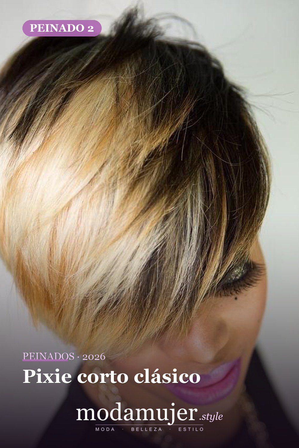 Pixie corto clásico — 50 peinados cortos para mujeres negras que roban todas las miradas