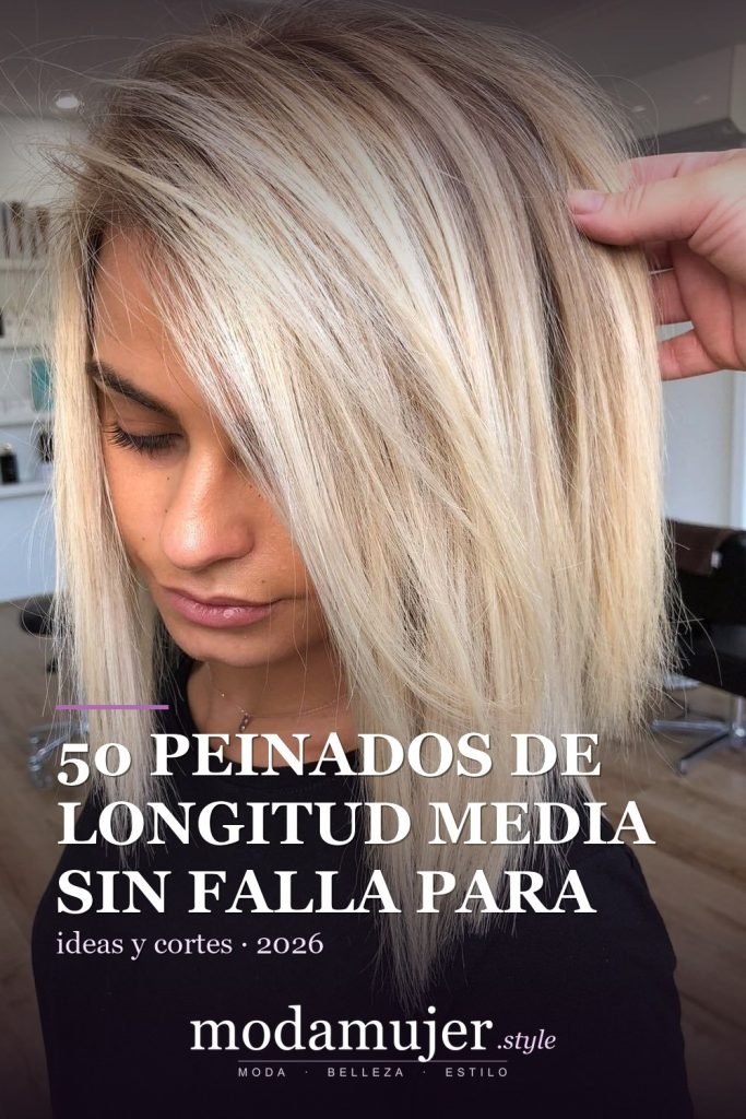 50 peinados de longitud media sin falla para cabello fino - ModaMujer