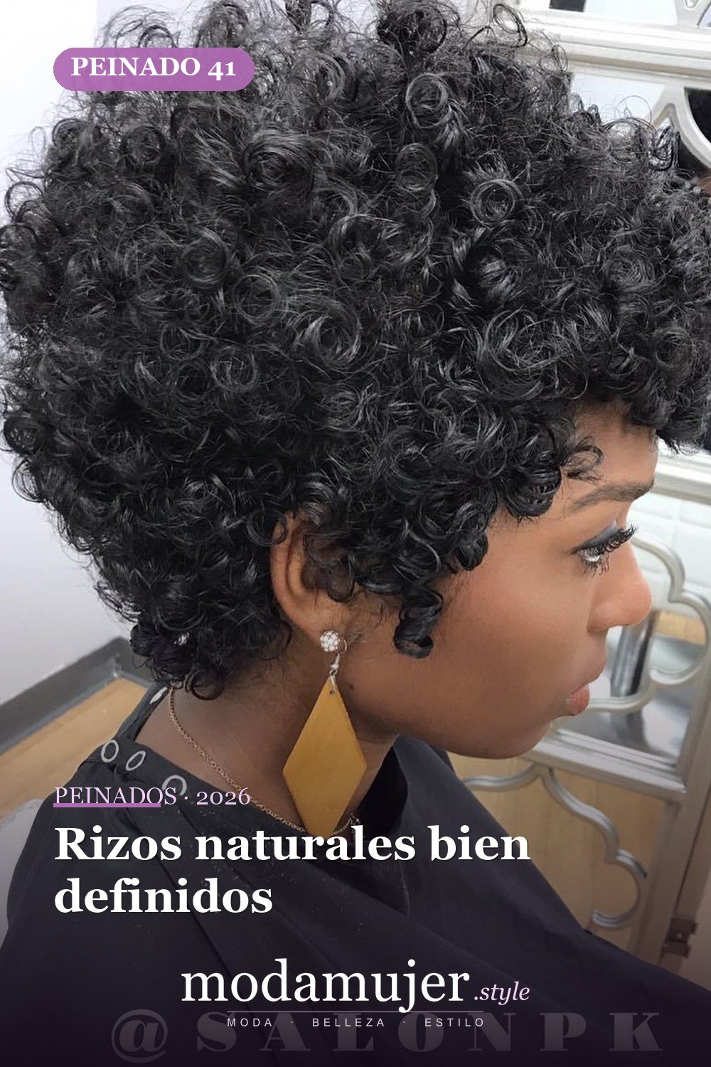 Rizos naturales bien definidos — 50 peinados impresionantes para cabello natural corto