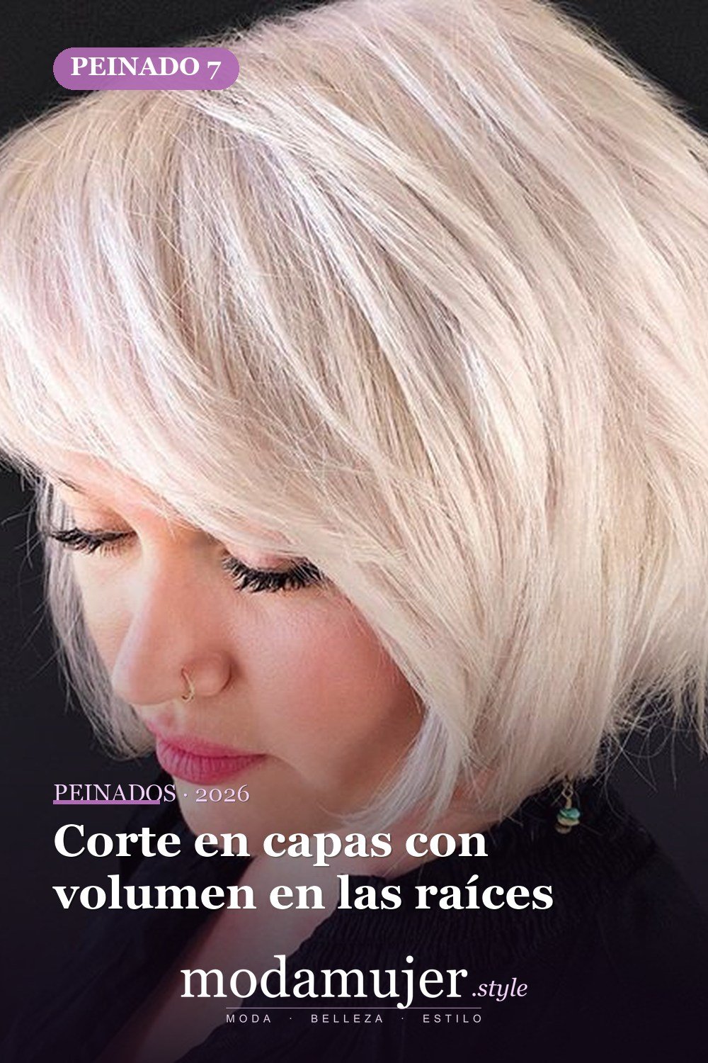 Corte en capas con volumen en las raíces — 52 fantásticas ideas escalonadas de peinados