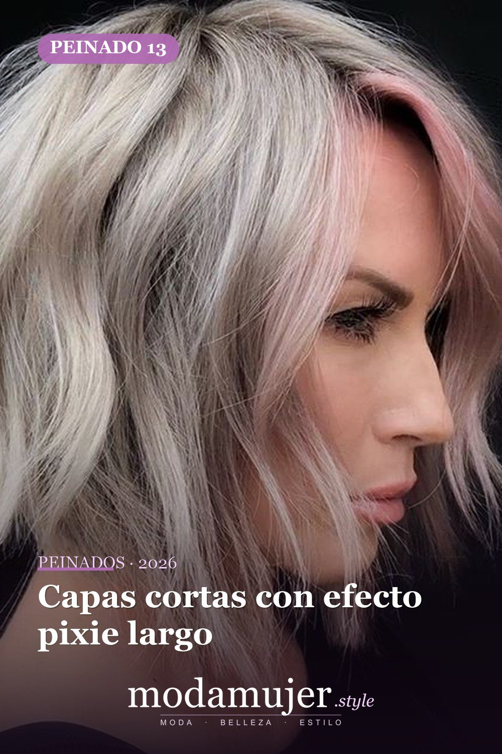 Capas cortas con efecto pixie largo — 52 fantásticas ideas escalonadas de peinados